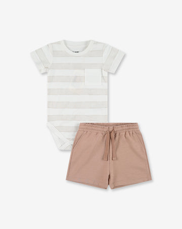 Boy Bodysuit And Shorts KC3